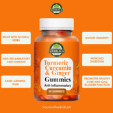 Turmeric Curcumin & Ginger Herbal Gummies