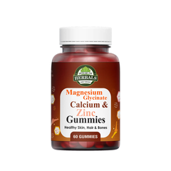 Magnesium Glycinate, Calcium & Zinc Herbal Gummies