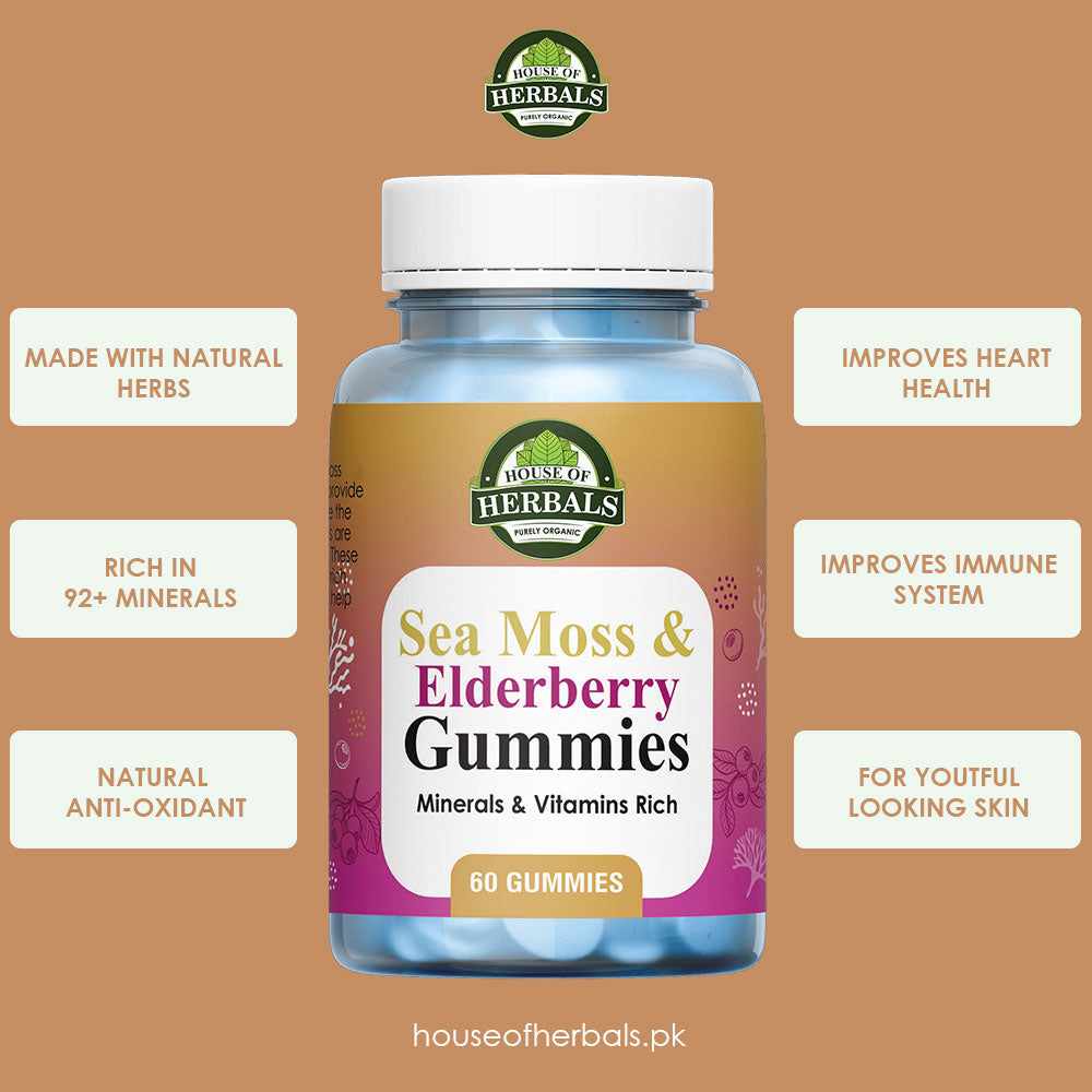Seamoss & Elderberry Herbal Gummies